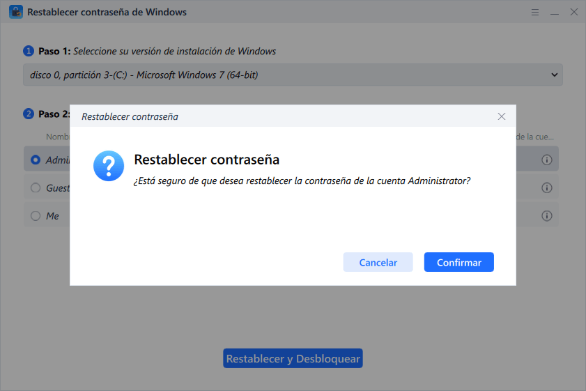 confirma la acción